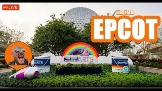 🔴 LIVE EPCOT: Festival of the Arts 2026 + Riding Guardians & Remy!