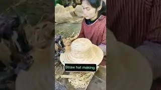 Super Tool Making Straw Hats #satisfying #short