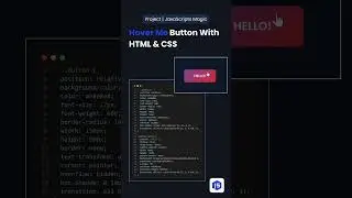 Hover Me Button With HTML & CSS #cssbutton #csseffect #css3 #cssanimation