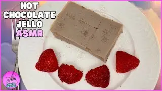 ASMR Making & Eating Hot Chocolate Jello Mukbang | Covert Unicorn
