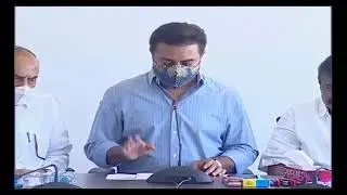 Minister KTR Live || Addressing the media from Telangana Secretariat