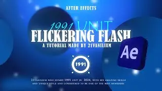beautifully FLICKERING FLASH tutorial in AFTER EFFECTS