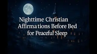 🌙 Nighttime Christian Affirmations Before Bed for Peaceful Sleep