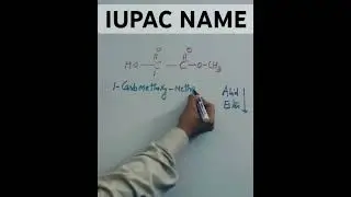 Iupac name of polyfunctional compounds #organicchemistry#shortsfeed