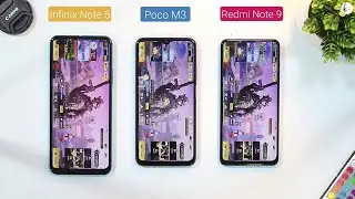 Infinix Note 8 Vs Poco M3 Vs Redmi Note 9 Speed Test🚀🚀⚡⚡