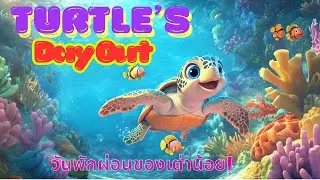 Turtle&rsquo;s Day Out | Sea Turtle Song for Kids | Calm Ocean Animal Animation | LaLaTales & Tunes