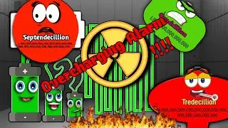 🔋LOW BATTERY OVERCHARGING SERIES 08 | BATTERIES ANIMATION | Big Number Battery Animation