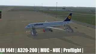 [X-Plane 11] Jardesign A320 | Hard Landing | First Flight | Munich - Nuremberg |