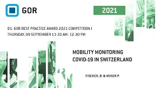 Mobility Monitoring COVID-19 in Switzerland