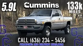 5.9 Cummins For Sale: 1998 Dodge Ram 2500 Laramie 4x4 Diesel With Only 133k Miles