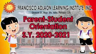 FALI Parent-Student Orientation for S.Y. 2020-2021