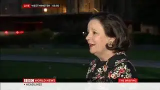 Cornelia Meyer Early Morning Newspaper Review 1 on BBC World 29/08/2019