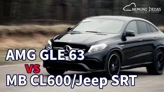 AMG GLE 63 vs MB CL600/Jeep SRT