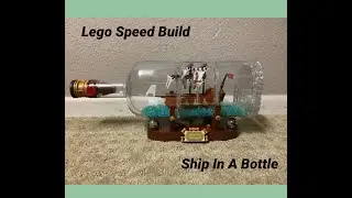 Lego Ship in a Bottle 92177 Speed Build