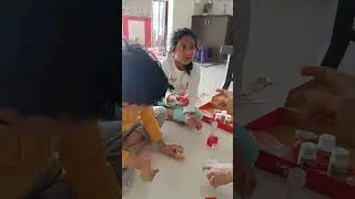 Water fireworks 🎆🎇 Science Experiment 🧪 || Shreyansh || Saanvika 