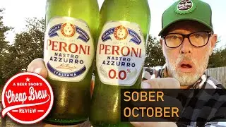Peroni vs Peroni NA 0.0% Non-Alcohol Italian Beer | Sober October by A Beer Snob's Cheap Brew Review