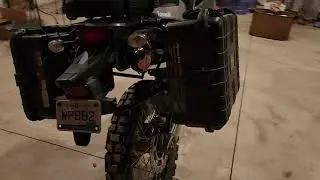 Apache 4800's used as Panniers on 2024 #KLX300 !