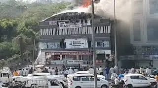 Mall caught fire at Surat