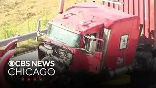 Major crash, diesel spill create major traffic on Chicago area expressway