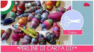 Come fare le PERLINE di CARTA Tutorial DIY by Fantasvale ft. Arte per Te