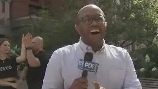 Dancing at the High Line in NYC