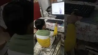 computer me reel dekh rha hai #mogli #cartoon