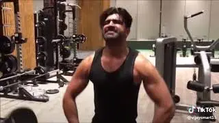 Arun Vijay Jim workout video frnds