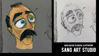 Paper to Digital | Dadu #sangartstudio Art Timelapse
