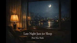 Late Night Jazz for Sleep 🌙 Soft Romantic Jazz Radio | First Kiss Radio