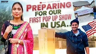 ఇలా టెంట్ వేసుకొని కూర్చోవాలి POP UP SHOW కి || ఇప్పుడు అదే పెద్ద GIFT  అన్పిస్తుంది || RADI VLOGS