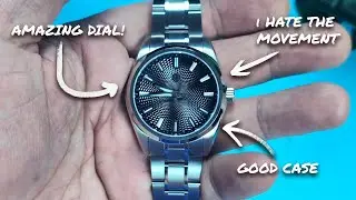 Обзор модели Watchdives WD0003G с гильошированным циферблатом, цена 170 долларов.
