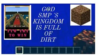 I fill dirt in my whole kingdom |Minecraft|GOD SMP| #2