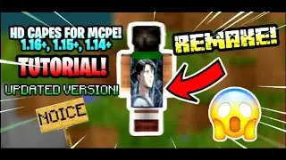 ✓HOW TO GET HD CAPES IN MCPE! l (For Android Only) l (Remake/Updated Version!) l
