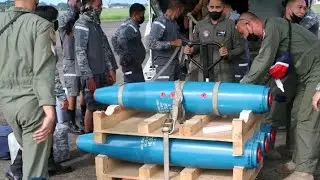 AFP Joint Exercise participants and cargoes arrive in Puerto Princesa City, Palawan