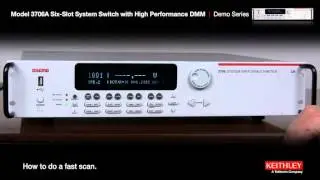 Model 3706A Six-Slot System Switch with High Performance DMM Demo - Series 3