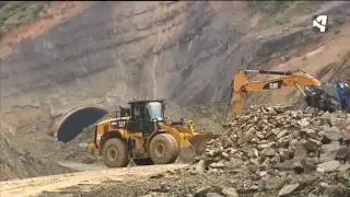 Obras en los túneles de Monrepós