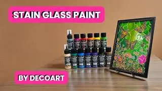 Превращаем искусство в витражи ✨ | Приложение Da Vinci Eye + краска для витражей DecoArt