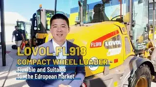LOVOL FL918 COMPACT WHEEL LOADER-Flexible and Suitablefor the European Market