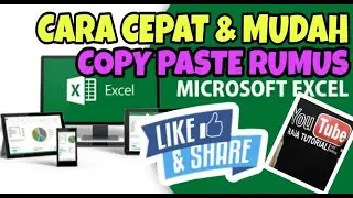 3 Cara  Copy Paste Rumus Excel