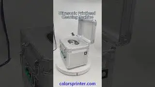 Ultrasonic Cleaning Machine For DTF Printing Head cleaner  #dtfprinting #printhead
