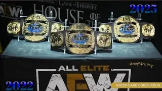 All Of AEW World Trios Championship PPV Match Card Compilation (2022-2025) With Title Chances