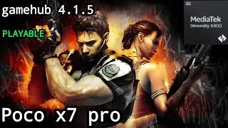 Resident Evil 5 | Poco x7 pro | Dimensity 8400 ultra | gamehub 4.1.5
