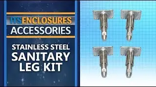 Sanitary Leg Kit, IceStation Enclosures, Accessories, ITSENCLOSURES
