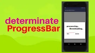horizontal progress bar android