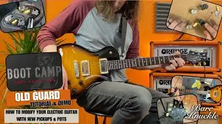 DIY - How to change guitar pickups- Tutorial & Demo (PRS & Bare Knuckle Pickups)