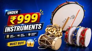 Budget Musical Instrumets Unboxing and Review Under 999/- || learn music #Dolaklessons #bhajans