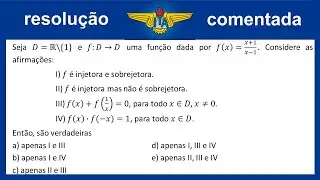 Função injetora e sobrejetora