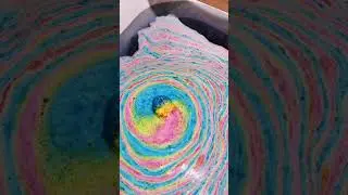 Vibrant bath art with handmade bombs #love #hot #bathbombs #beautiful #color
