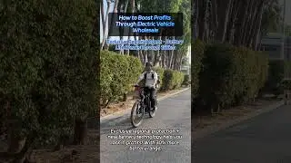 Boost Profits with EV Wholesale: Exclusive Agent & 150km Battery 🚴&zwj;♂️💰