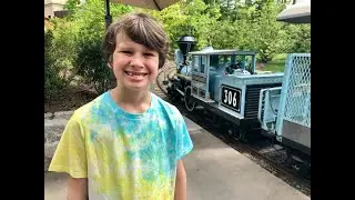 Theo Rides The Zoo Train (and looks for turtles)!